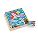 Melissa & Doug Disney Princess Wooden Cube Puzzle With Storage Tray - 6 Puzzles in 1