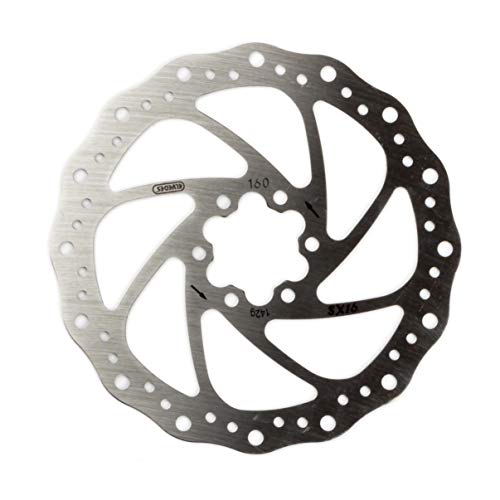 ELVEDES 6820 Disque Frein Cycle Argent pour vos trajets quotidiens et randonnées le week-end
