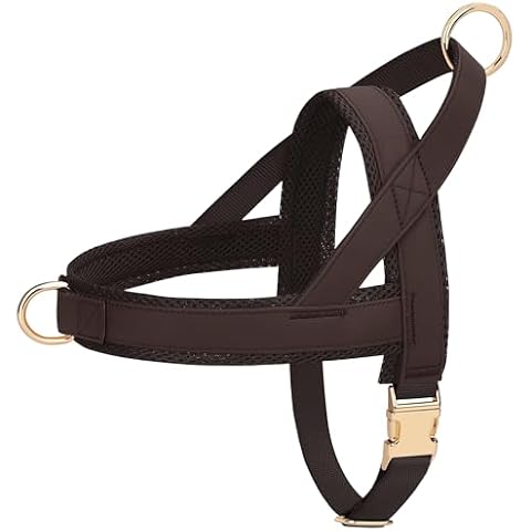 PET ARTIST Dog Harness for Medium Large Dogs,No Pull Dog Harness,Easy to Clean Walk,Durable Quick Fit Dog Vest Harness, Brown M Cover