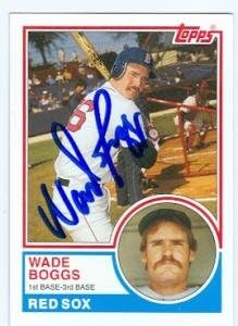 Wade Boggs autographed Baseball Card (Boston Red Sox) 2006 Topps Rookie of the Week #23
