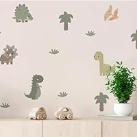 Teddylabels - Dinosaur Wall Decals - Easy-to-Apply & Removable Wall Stickers: Transform Your Toddlers Bedroom with Durable, Vibrant Peel-and-Stick Wall Decor – Stickers for Kids