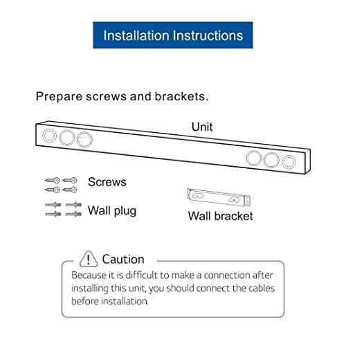 lg sh3k wall mount bracket