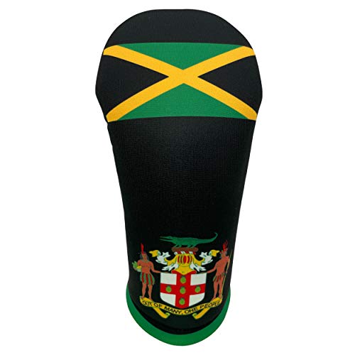 BeeJos Club Covers, Driver Headcover,Jamaica Club Head Covers, Hand Made Golf headcovers, Sports Golf Club Head Covers, Fairway Hybrid Driver Golf Head Covers | Made in USA