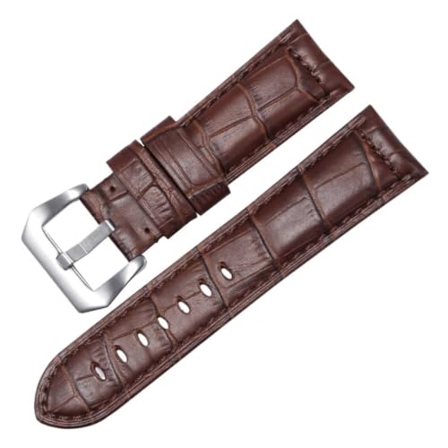 Correa de piel de becerro para hombre de 22mm 24mm y 26mm Chubby Sea