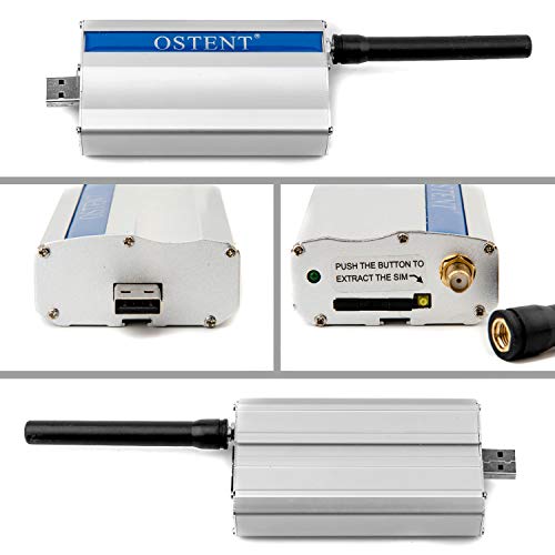 OSTENT GSM/GPRS/Edge/WCDMA/UMTS/HSDPA 3.5G Modem with SIMCOM SIM5216E Module USB Port at Commands Bulk SMS MMS TCP/IP