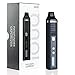 IOUQ Vaporizador de hierbas secas Pathfinder Vaporizador de hierbas portátil Batería grande de 2200 mAh Control de temperatura Pantalla de cristal líquido Evaporador de hierbas Fácil de usar (negro)