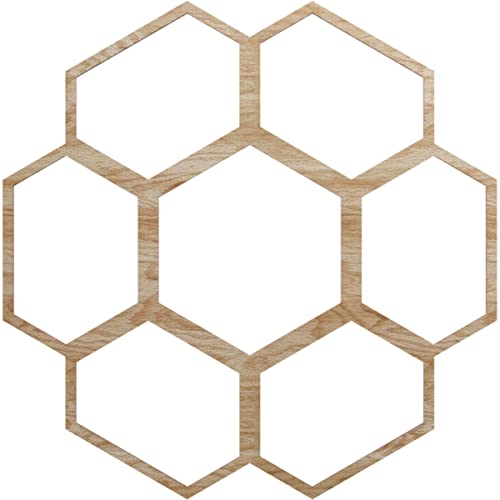 Image of Ekena Millwork 32 inchOD x 11 1 /4 inchID x 3 /8 inchT Florin Wood Fretwork Pierced Ceiling Medallion, Red Oak