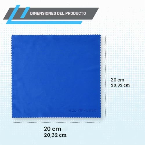Miniatura 2 de Paños De Limpieza De Microfibra Grandes - Paquete De 5 8x8 Pulgadas Pantallas Grandes De Tv Y Monitores De Computadora - También Para Limpiar Antojos, Lentes De Cámara