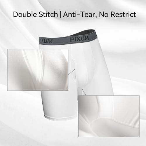 Men's Ultra Breathable Underwear Bamboo Viscose Boxer Briefs,Comfort Flex Waistband Cool Underpants for Men4