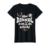 dirndl shirt bluse Für Frauen die gerne Dirndl auf Festen tragen, es manchmal aber auch gemütlich mögen. Ländliches, uriges Retro Design. Für Damen und Mädchen / Kinder. Auch relevant: Hob i ned gfunden.