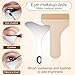Gosknor Stainless Steel Eyeliner Stencil, Precise Reusable Eyeliner Guide Tool Multifunctional Portable Quick Eye Makeup Template for Beginners Enthusiasts Almond Eyes & Sharp Wing Eyeshadow