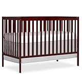 Dream On Me Synergy 5 in 1 Convertible Crib, Cherry