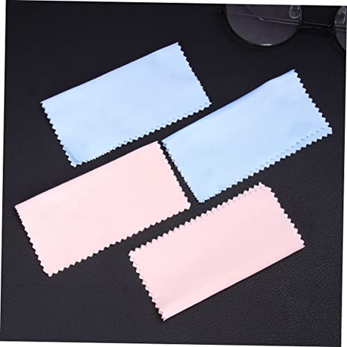 Hemoton 100 Pçs De Limpeza De Smartphones Toalhas Azuis Celular Óculos De Toalha Rosa Piano Violino