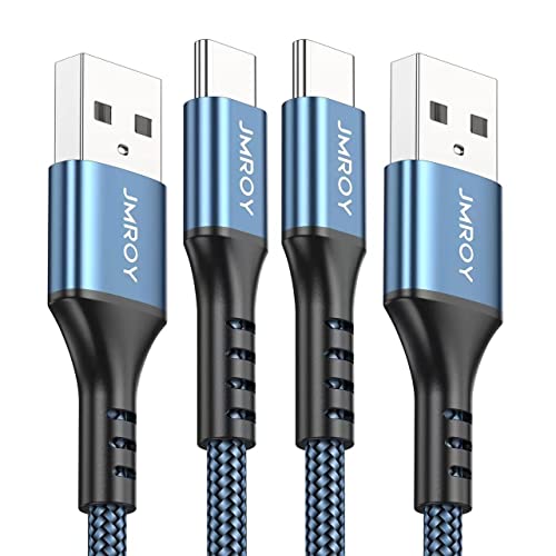 USB C Kabel [2Stück 3m] 3.1A Schnellladung Ladekabel USB C Nylon Type C Kabel für Samsung Galaxy S21 S20 S10 S9 S8 Plus Note10/9/8 M31 M30s M20 A20e A71 A52 A51 A50 A40 A10 Mi9/8 V30/20