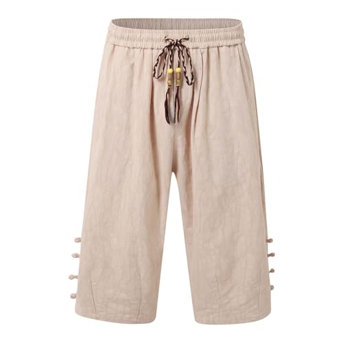 Pantalon 3/4 en lin homme pour rester au frais sans transpirer