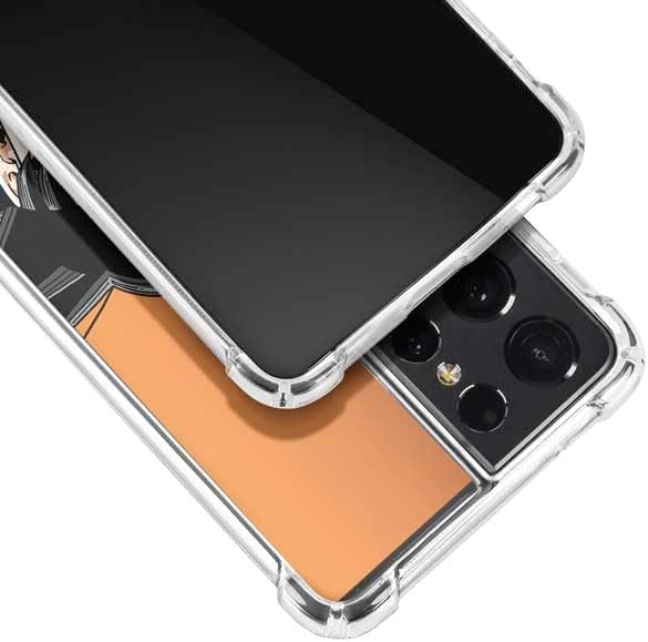 Skinit Clear Phone Case Compatible with Galaxy S21 Ultra 5G - Officially Licensed Dragon Ball Z Goku Portrait Design