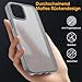 HGH Matt Hülle für iPhone 12 Mini 5,4 Zoll, [Militärschutz] Schutzhülle Samtige Touch Matt Anti-Kratzen, Durchscheinende Rückseite Schutzhülle, Anti-Fingerabdruck (Titan Grau)