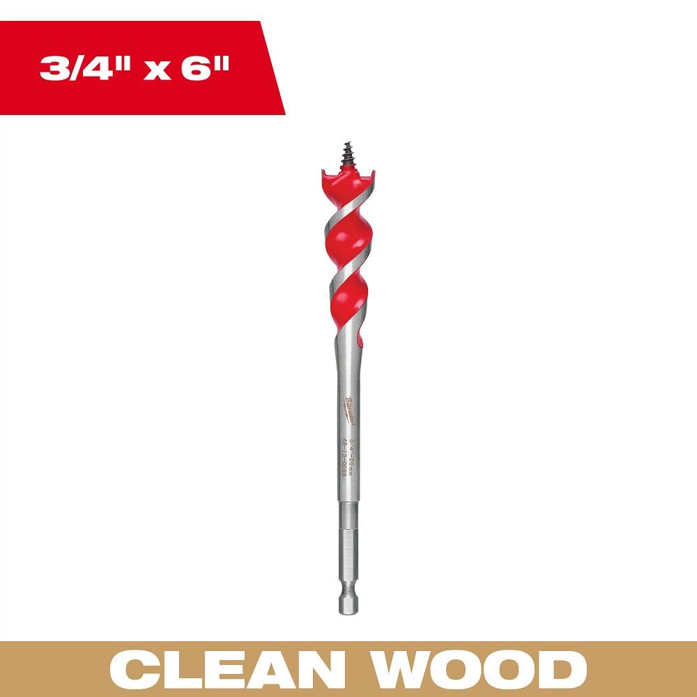 Milwaukee 48-13-0068 Bit Wood Speed Feed, 3/4 x 6 — Amazon image 2