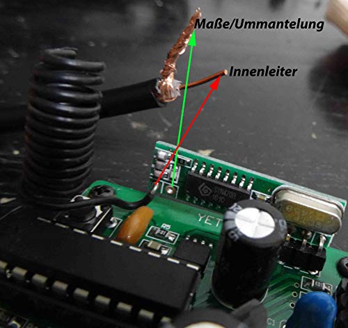 Antenne extérieure pour 433,92 MHz câble 5m compatible porte garage Hörmann Liftmaster - 3