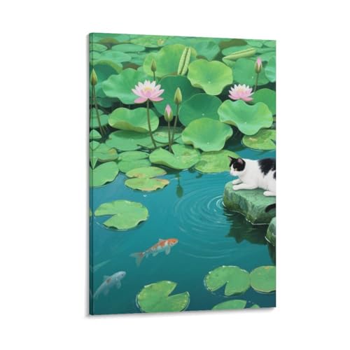Lotus Moderne Décoration Murale pour raviver un mur de bureau vide