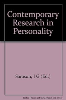 Hardcover Contemporary Research in Personality Book