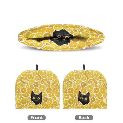 Image of Tea Pot Cover Yellow Lemon Print Teapots Cosy Insulated Tea Cozies Home Kitchen Decoration Teapot Dust Cover Warming Tea Kettle Quilt Creative Gifts for Party