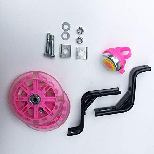 Ytkd Training Wheels For Bicycle,Flash Mute Wheel, Compatible For Bikes Of 12 Inch 1 Pair¡­ #TOP2