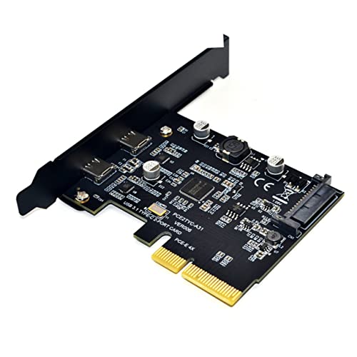 Carte extension double port type-c connectez vos disques au dos du PC