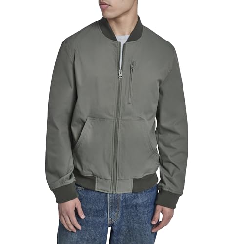 Image of Levi's Men's Rib Knit Bomber with Chest Zip Pocket