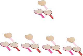FOMIYES Decorative Hand Held Mirror 15 Pcs Heart Mirror Handheld Mirrors Travel Makeup Mirror Small Heart Shape Hand Mirror Decorate Hand Makeup Mirror