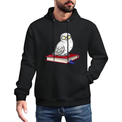 SHEXING Stick Hooded Sweatshirt Fleece Lined Hoodie Men’s Pullover Cotton Blend Winter Warm Ca