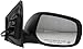 Dependable Direct Right Passenger Side Black Heated Manual Folding Power Operated Door Mirror Compatible with Toyota Corolla(2009 2010 2011 2012 2013) - Replacement Side Mirror-Part Link #:TO1321247