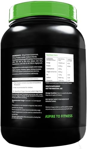 Image of Fitspire 100% Gold Whey Advanced Isolate | 24g Protein | 4.3g BCAA | 100% Authentic & No Adulteration |Isolate Whey Blend |Muscle Growth & Recovery | DigeZyme For Easy Digestion(Coffee,1 kg /2.2 lb, 30 Servings)