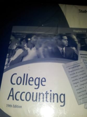 Amazon.com: College Accounting, Chapters 1-9: 9780324382488: Heintz ...
