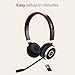 Jabra Evolve 65 SE Link380a UC Stereo- Bluetooth Headset with Noise-Cancelling Microphone, Long-Lasting Battery and Dual Connectivity - Works with All Other Platforms - Black