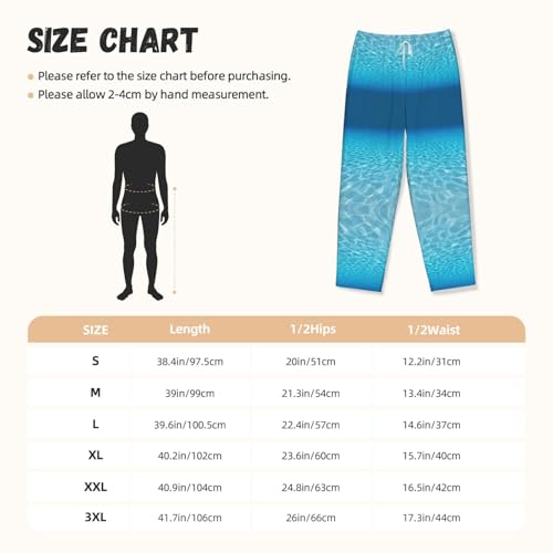 Pantalon de détente extensible imprimé sous-marin fluide et doux