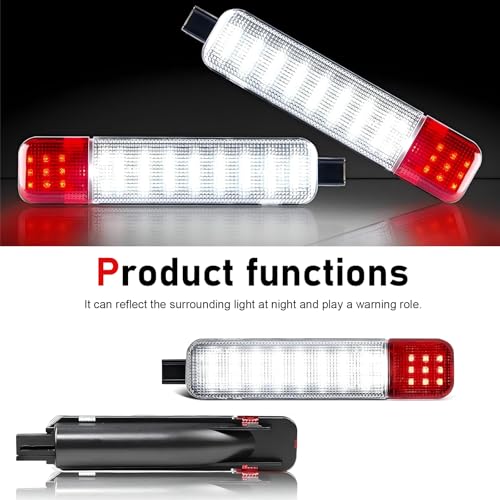 Juego 2 Lámparas LED para Panel de Puerta de Auto, Luz de Cortesía miniatura 5