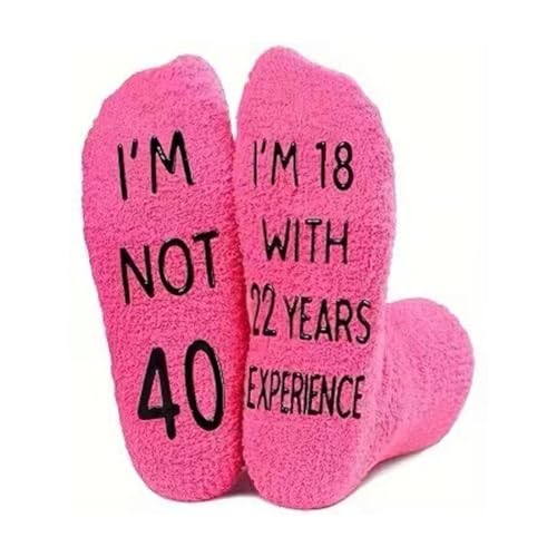 CATOR Regalos de cumpleaños para mujeres, mamá, hermana, profesor o calcetines divertidos de cumpleaños, las mejores ideas únicas de regalos de cumpleaños para mujeres(40)