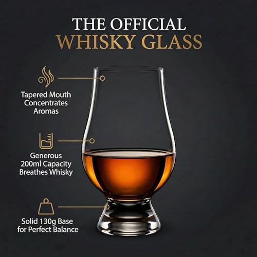 Image of GLENCAIRN Whiskey Glass, Gift Set of 2 in Twin Carton | Glencairn Official Whisky Glass | Twin Pack