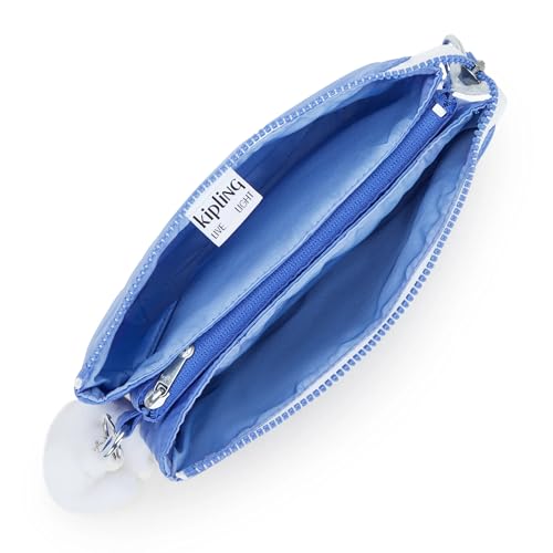 Image of Kipling Riri Metallic Crossbody Bag, Cocktail Blue, 9.5''L x 6.25''H x 2.5''D, Kipling Women's Riri Crossbody Bag