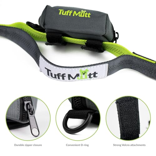 Tuff Mutt Dog Poop Bag Holder for Leash, Lightweight Dispenser for Pet Waste Bags, Easy Cleanup Accessory for All Leashes, Includes Bags - Thumbnail 7