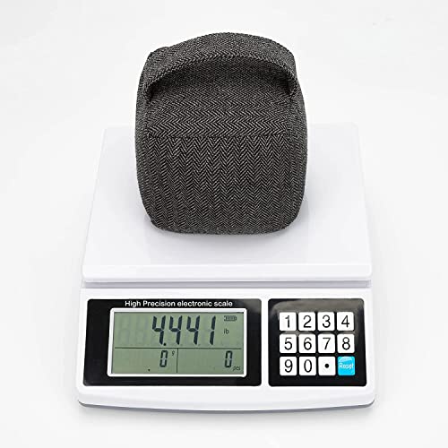 Punp 4.4 Pounds Door Stopper, Decorative Rustic Door Stopper-Weighted Fabric Door Stopper For Your Bedroom, Bath And Exterior Doors #TOP3