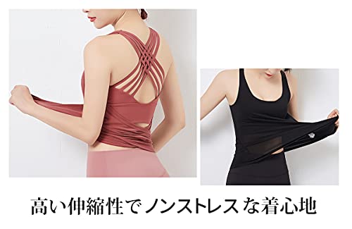 [VeroMan] ヨガウェア レディース トップス かわいい ブラト