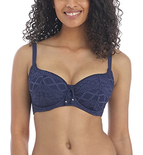 Freya Sundance Sweetheart Bikini Top, 36G, Denim