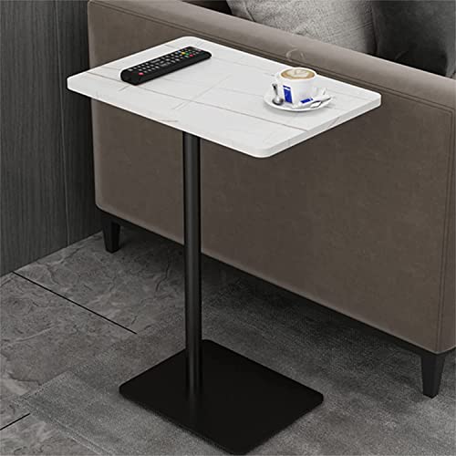 Bout de canapé meuble d'appoint chambre salon bureau table snack gris métal