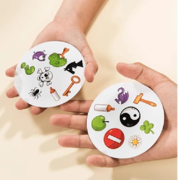 Image of Dobble, Strategy Match Game,Family Card Game, 2-8 Player Game, for 6 Years and Above, Teen, Multicolor