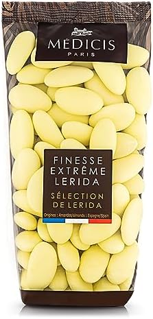 Medicis Yellow Jordan Almonds Candy, French Candied Almonds Dragees