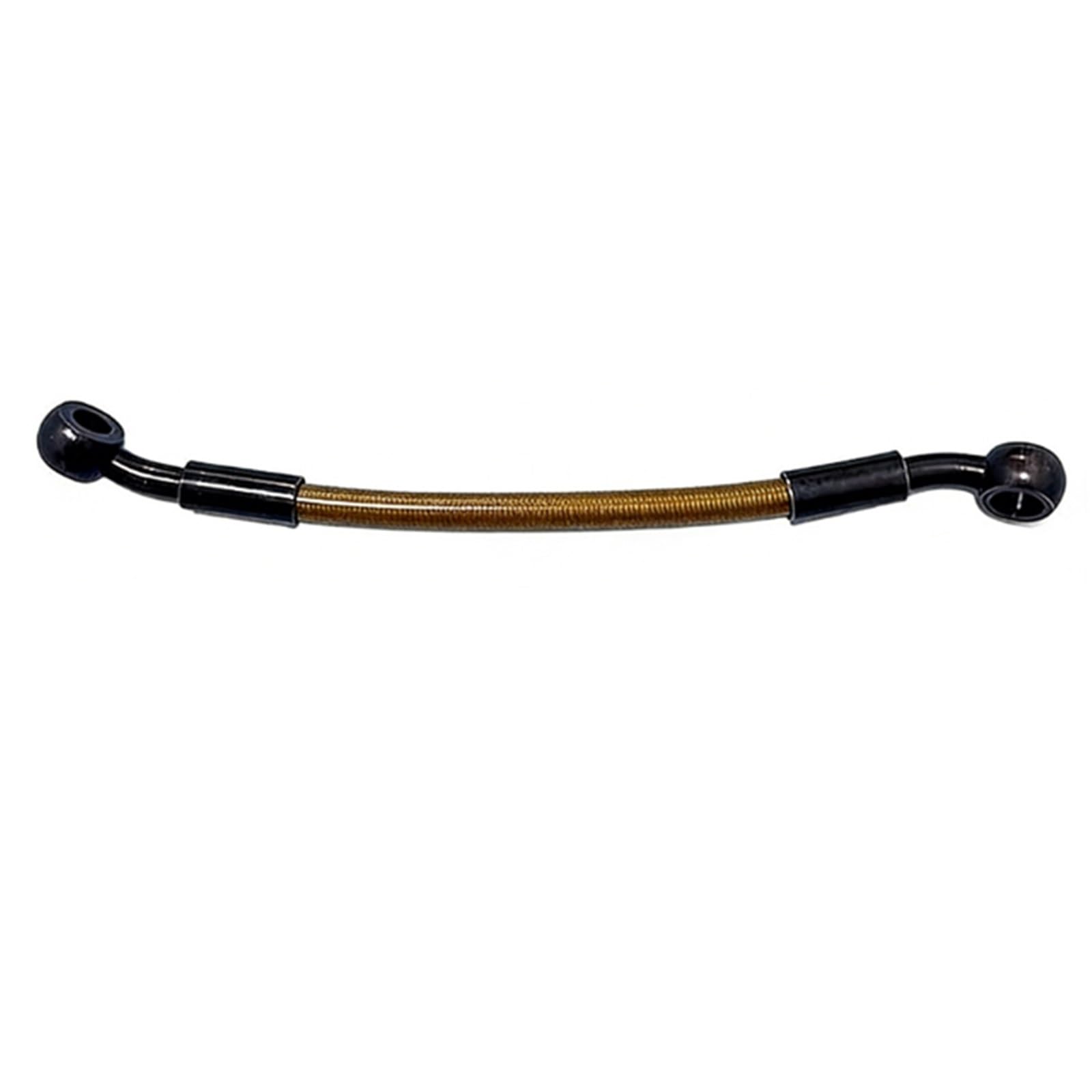 Kmwshan One Color Motorbike Brake Line 10Cm-500Cm M10 Brown Motorcycle Stainless Steel Braided Brake Hose Cable Line Hydraulic Oil Pipe 28°-28° Accessories(330Cm)