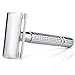 BAILI Classic Metal 3-Piece Double Edge Safety Razor Wet Shaving for Men Women with Platinum Blade BT131