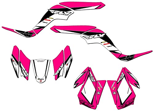 けいけい様　90枚 Amazon.com: 2007-2020 KFX 90 13 Fly Pink Senge Graphics Kit